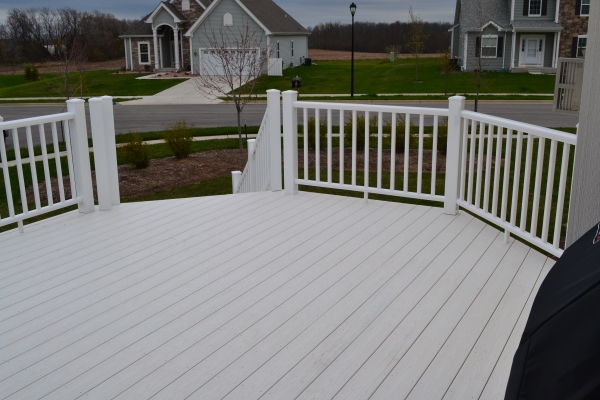 Composite Deck Installation in West Bend